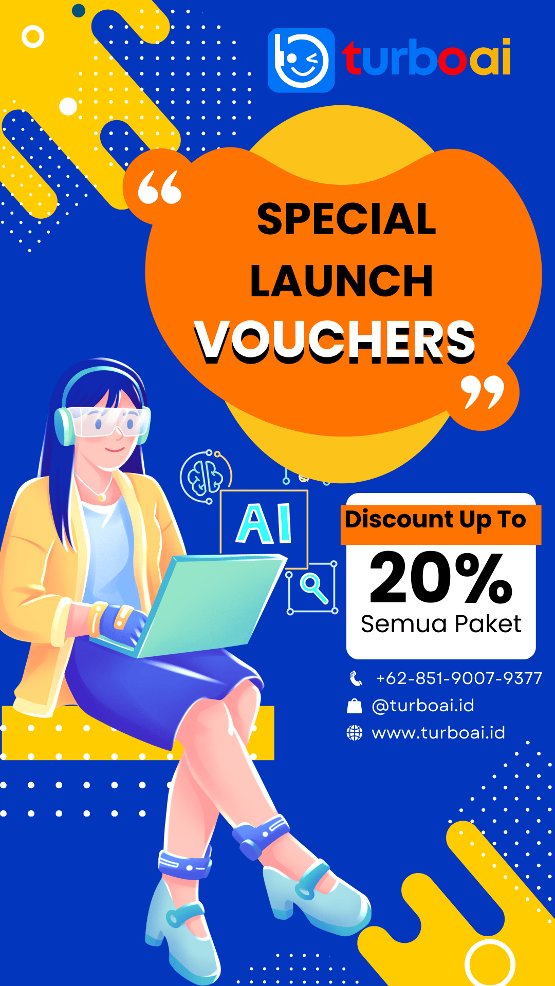 Promo Spesial Launching TurboAI: Diskon Hingga 20% untuk Pengguna Pertama!
