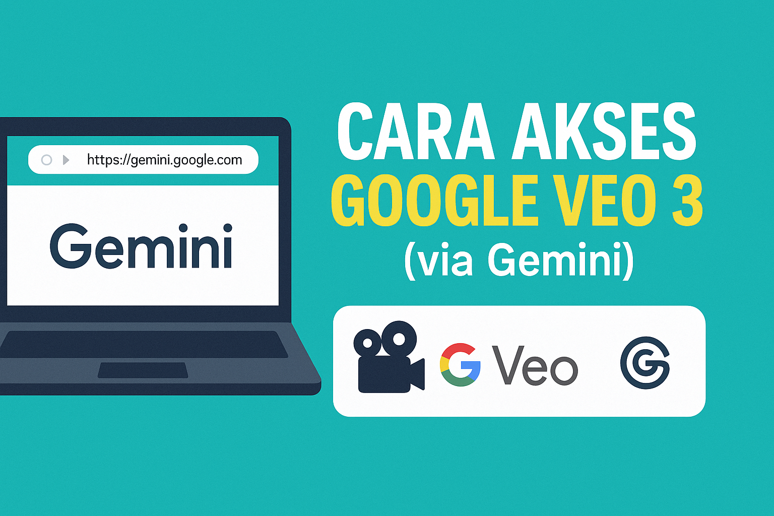 Cara Akses Google Veo 3 (via Gemini)