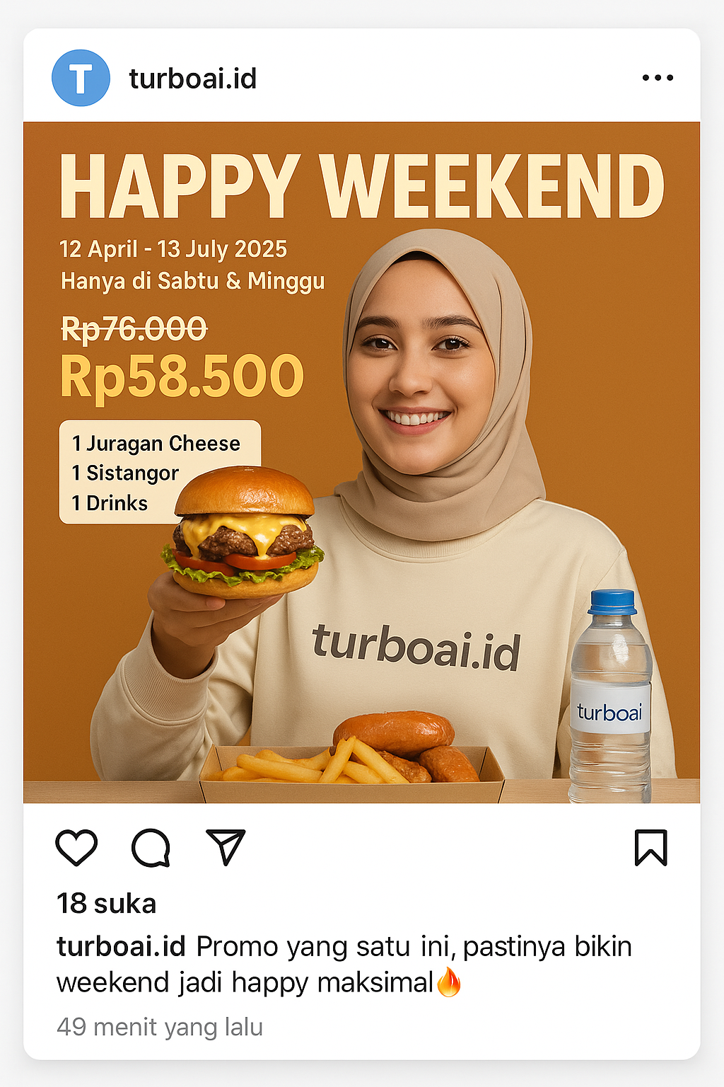 Desain Feed Instagram Makanan yang Bikin Laper &amp;amp; Auto Klik! Ini Template Prompt AI-nya!