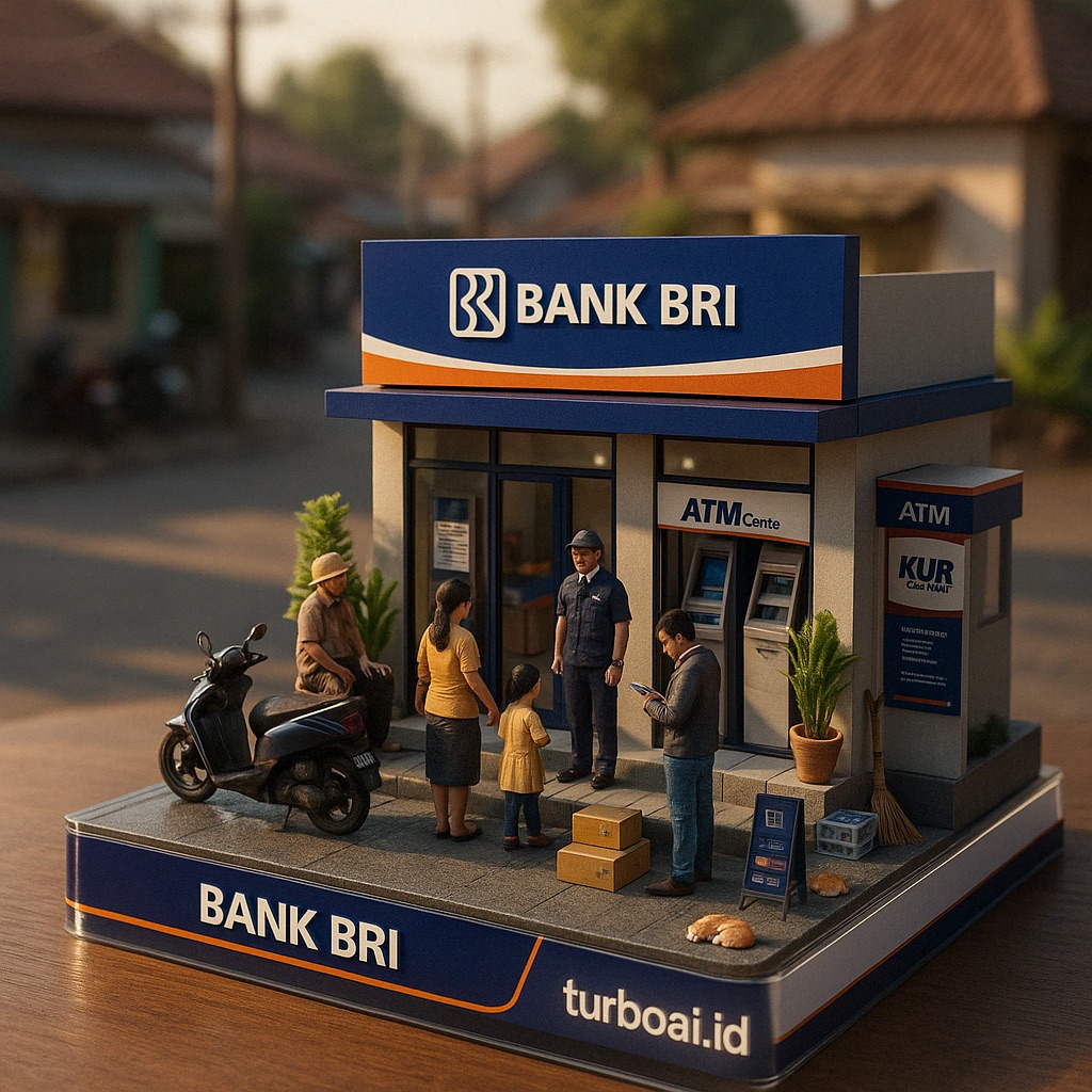 ๐ฆ Diorama Bank Indonesia dalam Miniatur 3D: Estetika Lokal, Cerita Nasional